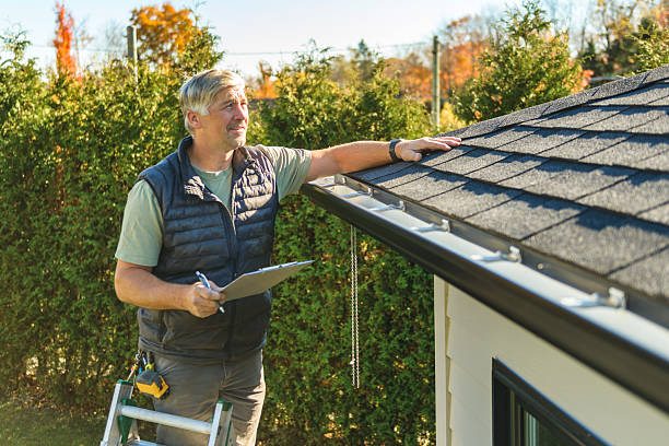 Professional Roof Inspection technician working in Hollins, VA